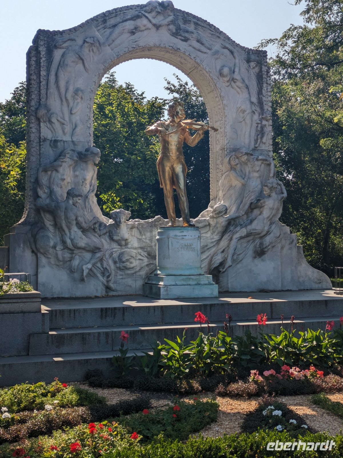 Denkmal für Johann Strauss, den Walzerkönig