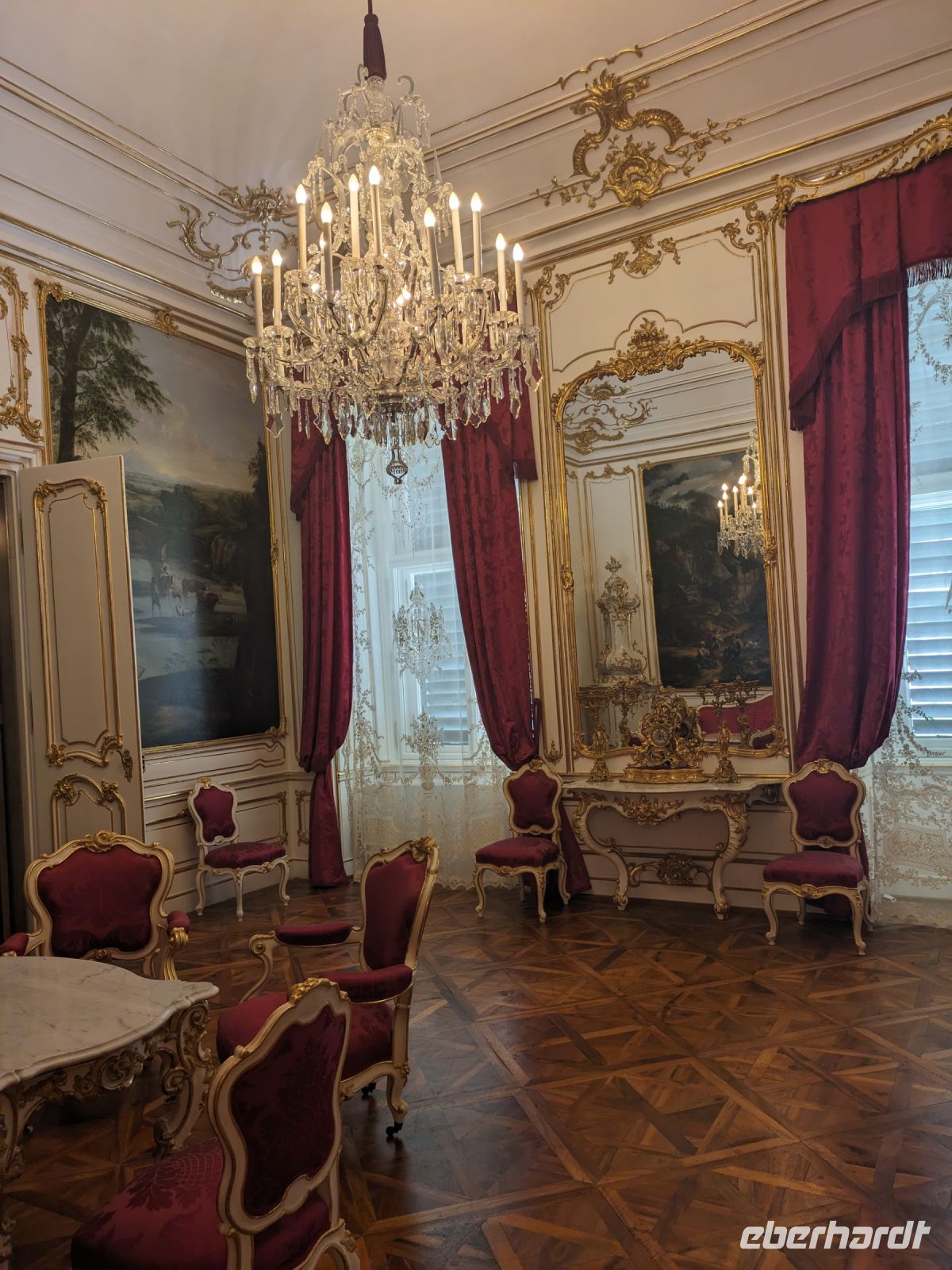 Prunkvolle Zimmer aus der Zeit von Maria Theresia