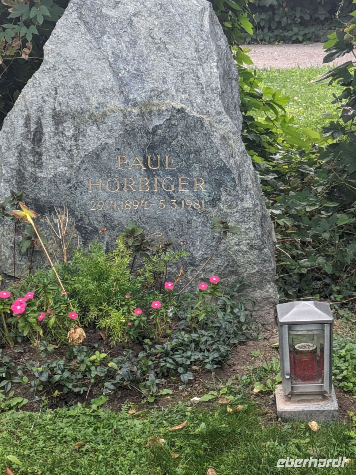 Grab von Paul Hörbiger