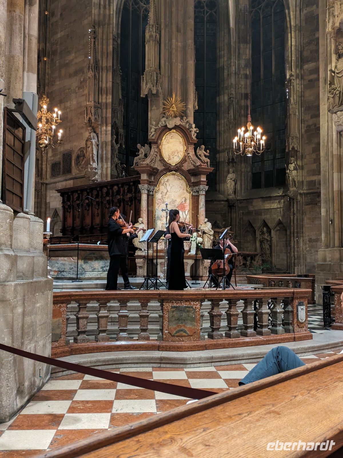 zum Abschluss der Reise Konzert im Stephansdom