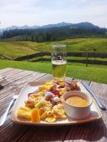 2024-09_Kaiserwinkel-Rad: Optional - Kaiserschmarren auf der Winkelmoosalm
