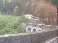 Streckenführung Semmering mit vielen Viadukten