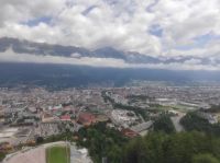 Innsbruck Mitte Bergkulisse