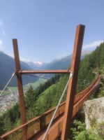 Hängebrücke von oben