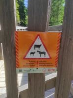 Brückentor Warnung der Viehhalter