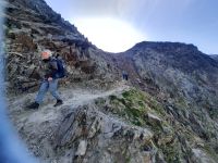 Los gehts, Abstieg um 7.00 Uhr