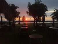 Sonnenuntergang, Seehotel Herlinde, Podersdorf
