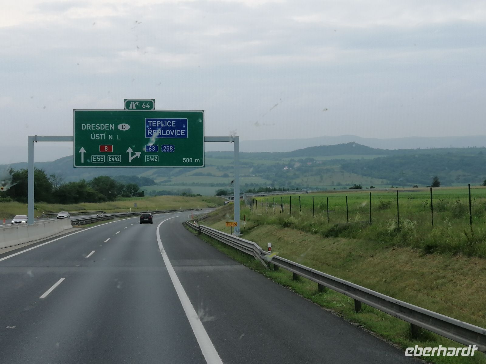 Kurz vom Ziel: Usti n.L. Richtung Dresden