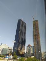 Stadtrundfahrt durch Wien, Wiener Wolkenkratzer - DC Towers (Donau City)