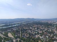 Blick vom Donautum auf die Stadt, Wien