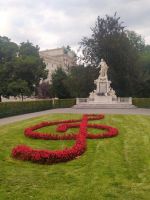 Mozartdenkmal im Burggarten, Wien
