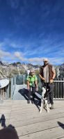 Stubaital, Fulpmes, Bergführer Kevin, Reisebegleitung Ria und Husky Loki.y