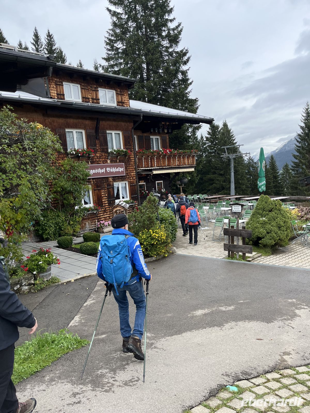 Pause im Berggasthof Bühlalpe