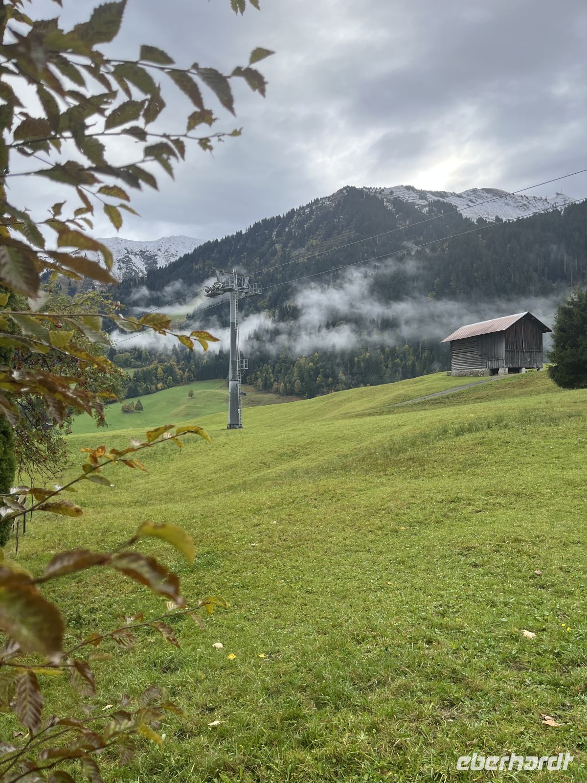 Dienstagmorgen- Blick vom Hotel
