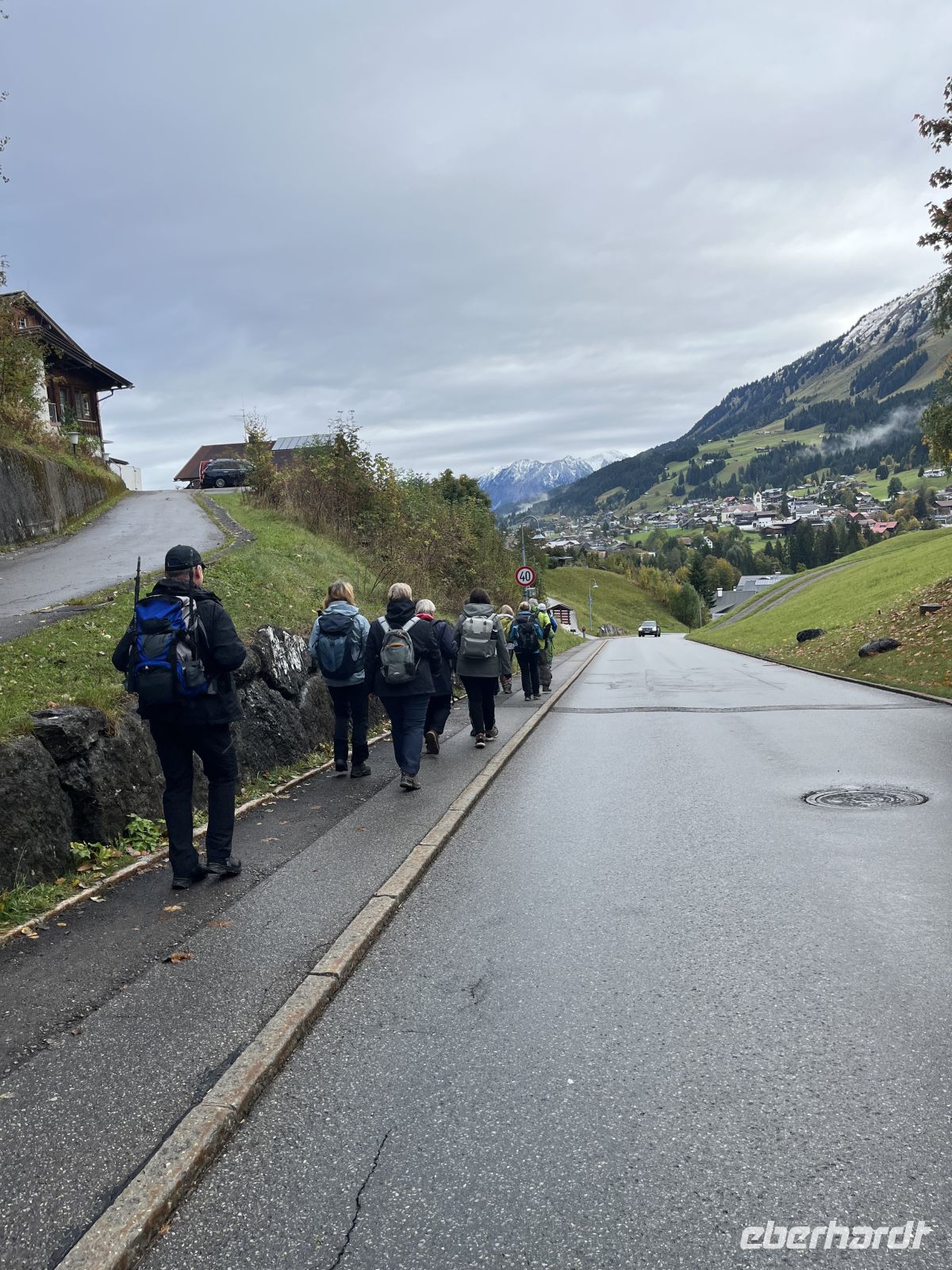auf dem Weg zum Zaferna-Lift