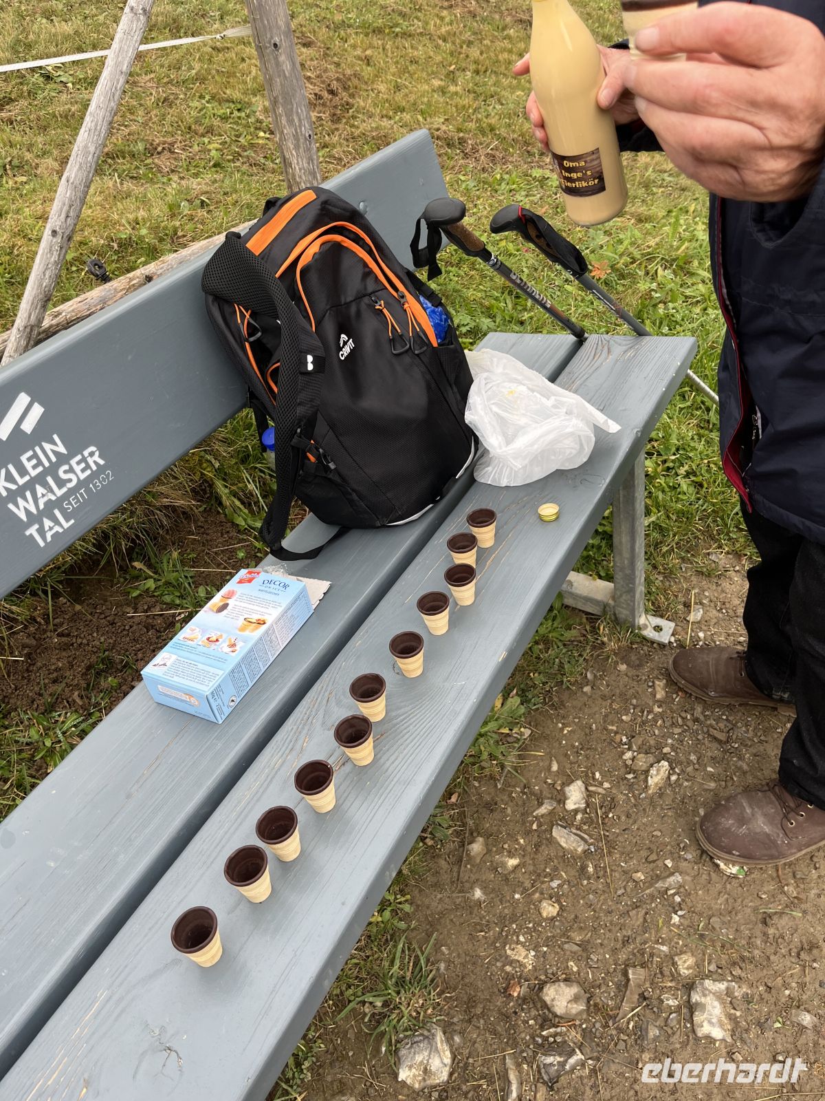 unsere Inge hat uns noch mal verwöhnt! so eine gute IDEE! Dankeschön!!!