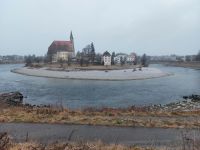 Weihn_Salzbg.: Oberndorf - Blick über die Salzach nach Laufen (D)
