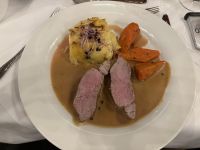 185-es gab immer leckeres Wahlmenü zum Abendessen