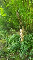 Bad Goisern - im Garten von Rainer und Doris - die Gartenelfe beschützt Haus und Garten &ndash; &copy; Anke Nicke (Eberhardt TRAVEL)