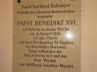 Kardinal Ratzinger und Mozarts Ave Verum