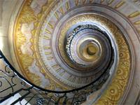 Eine Treppenspindel in der Melker Stiftskirche