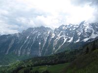 Blick von der Rossfeldhöhenstraße