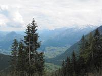 Blick von der Rossfeldhöhenstraße