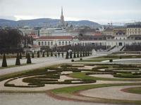 Blick zum Unteren Belvedere