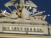 Uhr auf dem Schloss Schönbrunn