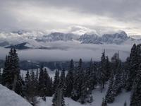 Blick vom Dobratsch in die Julischen Alpen