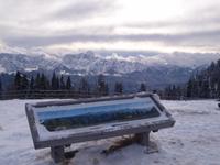 Bergpanoramarundblick