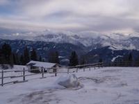 Blick vom Dobratsch in die Julischen Alpen