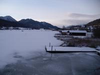 zugefrorener Weissensee
