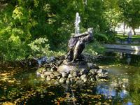 Simsonbrunnen im Burggarten