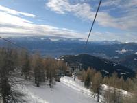 Talfahrt mit dem Skilift von den Gerlitzen zur Kanzelhöhe