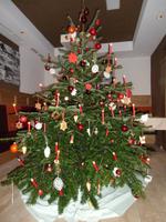 Weihnachtsbaum im Hotel