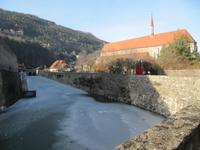 Blick zurück mit Dominikanerkirche