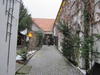 Gumpoldskirchen, auf dem Weg zum Heurigen Bruckberger