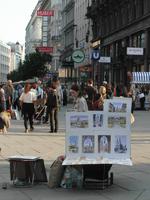 Strassenkünstler auf der Kärntner Strasse