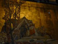 Schmuckvorhang der Oper in Wien