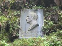 Breitachklamm,Pfarrer Schiebel nahm die Erschließung der Klamm in seine Hand