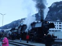 Der Dampfzug brachte und von Wöllersdorf nach Gutenstein