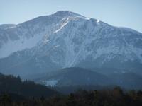Blick vom Mariahilfberg zum Schneeberg