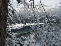 Weißensee von Rodelbahn aus