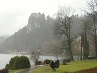 Park und Burg in Bled