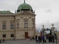 Wien  -  Belvedere, Seitenturm