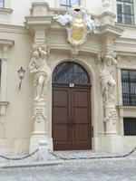 prunkvoller Hauseingang