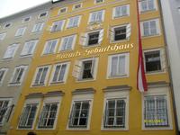 Geburtshaus von Mozart in der Getreidegasse 9