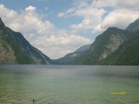 Blick von St. Bartholomä zum Königssee