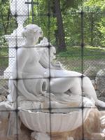 Figur im Brunnenhaus